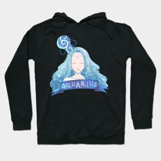 Aquarius Zodiac Sign Hoodie